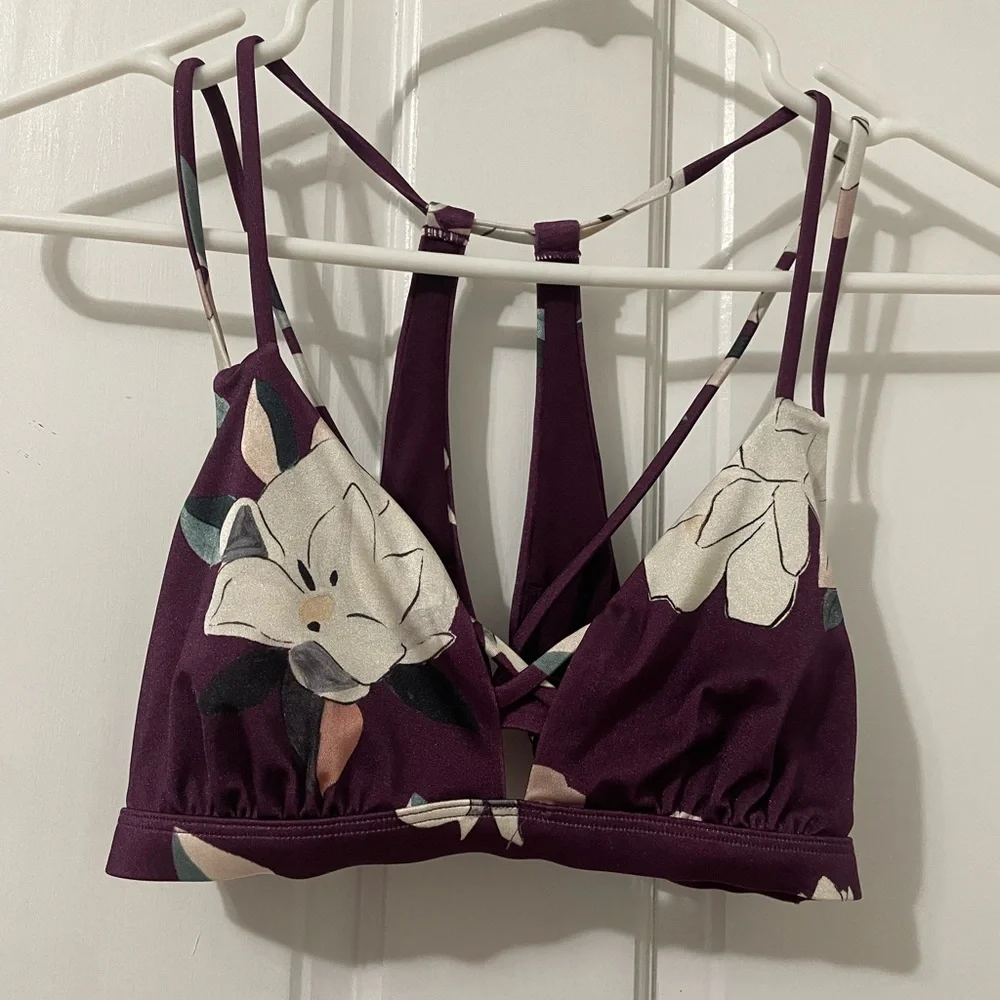 Athleta size small Floral Purple bra - Picture 2 of 12